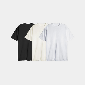 Kit 3 Camisetas Básicas Oversized Streetwear 