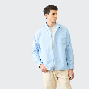 Camisa de Botões Masculina Básica - Oxford 